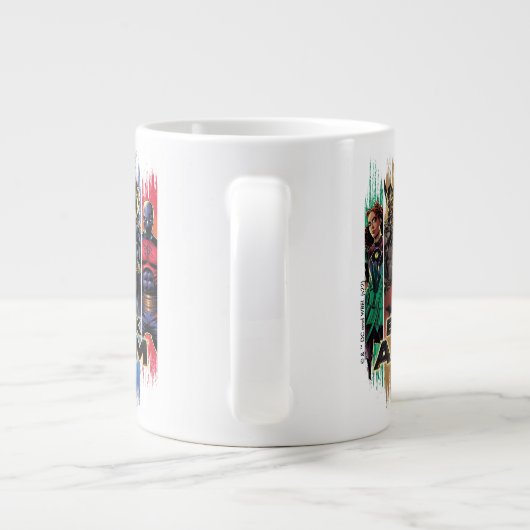 Grande Tasse Black Adam Characters In Stripes Graphic (Dos)