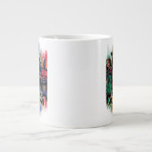 Grande Tasse Black Adam Characters In Stripes Graphic (Devant)