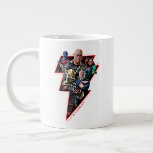 Grande Tasse Black Adam Group Lightning Graphic (Gauche)