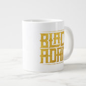 Grande Tasse Black Adam Stacked Name Graphic (Devant droit)