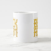 Grande Tasse Black Adam Stacked Name Graphic (Devant)