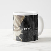 Grande Tasse Black Champagne Gold Cowhide (Devant droit)