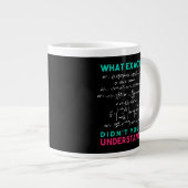 Grande Tasse Blague de formule de physique (Devant droit)