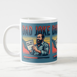 Grande Tasse Blague de papa drôle Humour rétro Esthétique vinta
