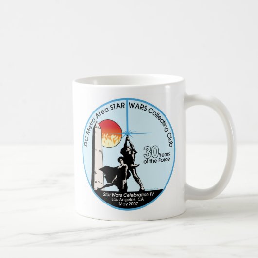 Grande tasse blanche de DCSWCC C4 (Droite)