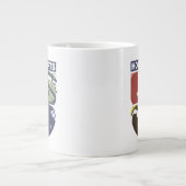 Grande Tasse BlasonESTAMPILLÉ HOGWARTS™ de style rétro (Devant)
