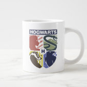 Grande Tasse BlasonESTAMPILLÉ HOGWARTS™ de style rétro (Droite)