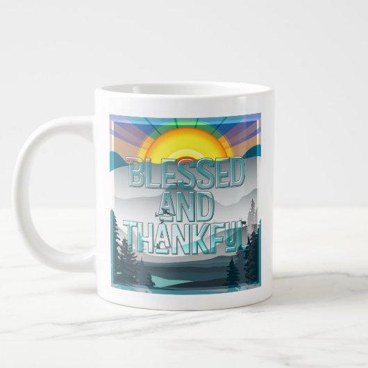 Grande Tasse Blessed and Thankful  (Gauche)