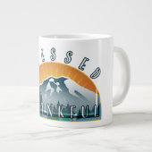 Grande Tasse Blessed and Thankful (Devant droit)