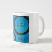 Grande Tasse Bleu 30 Décennie Anniversaire (Devant droit)