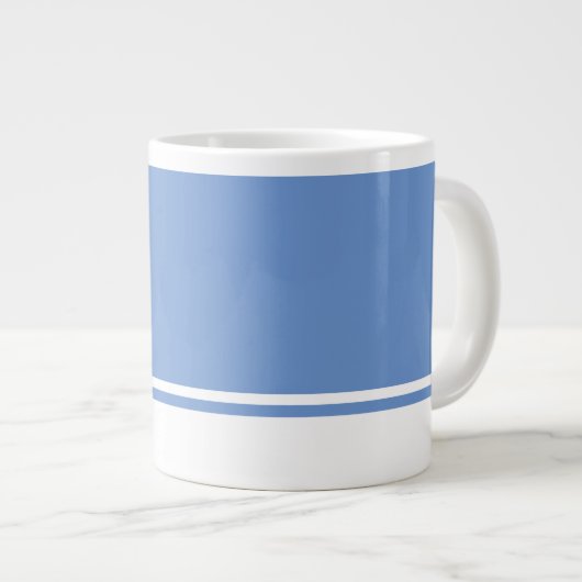 Grande Tasse Bleu clair Arrière - plan Bleu Bleu Bleu Bleu Bleu (Devant droit)