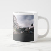 Grande Tasse Bleu Classic Vintage Car Cityscape (Droite)