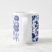Grande Tasse Bleu floral (Dos)