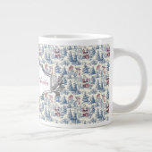 Grande Tasse Bleu Noël Chinoiserie Nouveaux mariés (Droite)