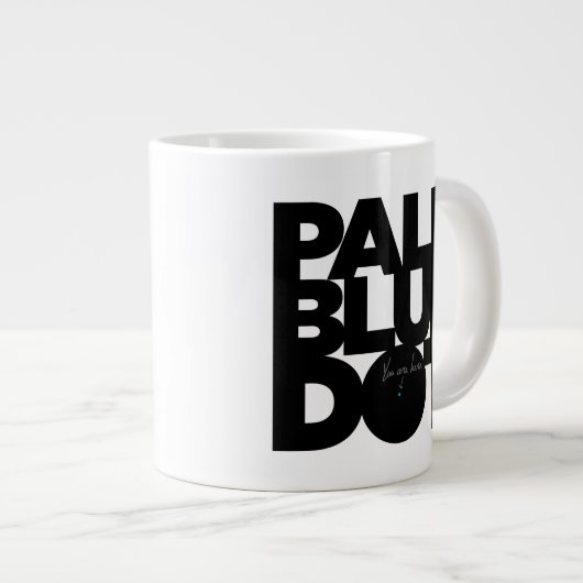 Grande Tasse Bleu pâle (Devant droit)