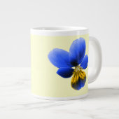 Grande Tasse Bleu Pansy (Devant droit)