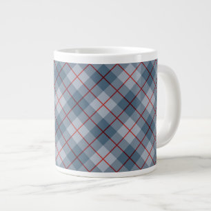 Grande Tasse Bleu-rouge de la bande de plaid