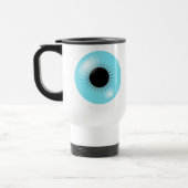 Grande tasse bleue de globe oculaire (Gauche)