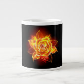 Grande Tasse Blooming Fire Rose (Devant)
