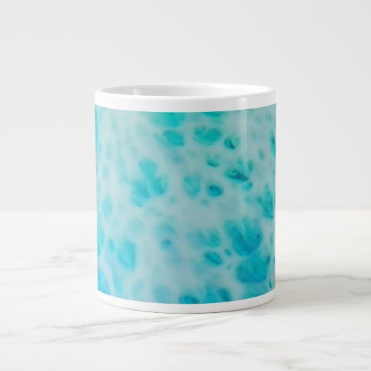 Grande Tasse Blue Crush - Abstract Coastal Artwork  (Devant)