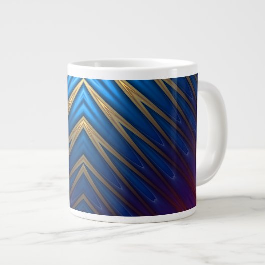 Grande Tasse Blue Ridge Gold (Devant droit)