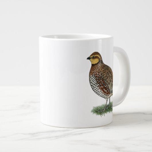 Grande Tasse Bobwhite Quail Hen (Devant droit)