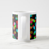 Grande Tasse Bokeh design coloré (Dos)