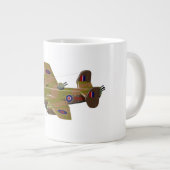 Grande Tasse Bombe rétro du Peloton (Devant droit)