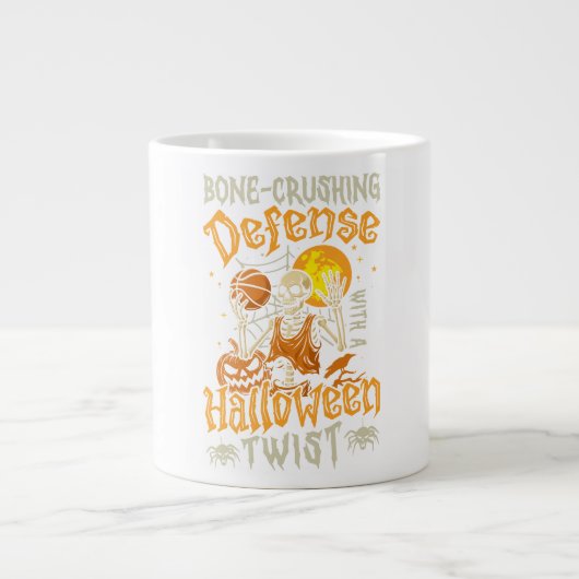 Grande Tasse Bone Crushing Defense Sports Halloween (Devant)