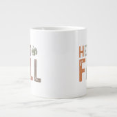 Grande Tasse Bonjour Automne (Devant)