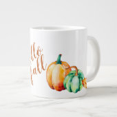 Grande Tasse Bonjour Automne, Citrouille Beaucoup (Devant droit)