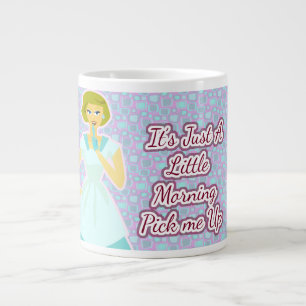 Grande Tasse Bonjour Me Prendre Sassy Retro Femme de ménage