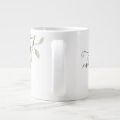 Grande Tasse Bonjour, mignon Robin (Dos)