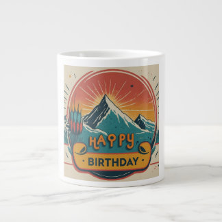Grande Tasse Bonne conception d'anniversaire