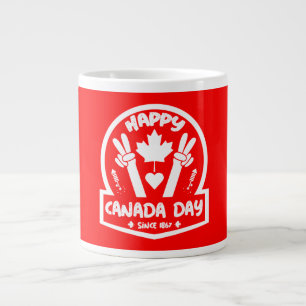 Grande Tasse Bonne fête du Canada 1er juillet