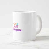 Grande Tasse Bonne nuit d'Halloween - Cute Bats & Moon Éffrayan (Devant droit)