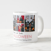 Grande Tasse Boo citrouille jack-o-lanterne Halloween Collage p (Devant droit)