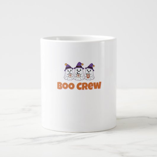 Grande Tasse Boo Crew – Cute Halloween Ghosts Design (Devant)