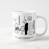Grande Tasse Boss lance un employé de bureau par courrier élect (Droite)