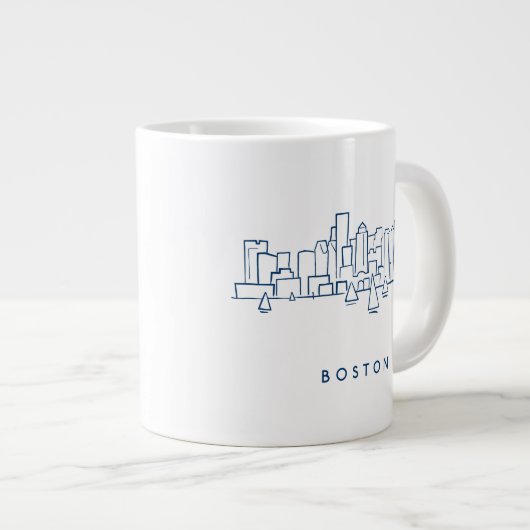 Grande Tasse Boston Skyline (Devant droit)