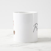 Grande Tasse Botanique et cerfs rustiques (Devant)