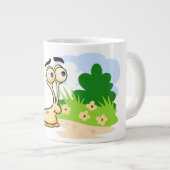 Grande Tasse Bouchon de dessin mignon (Devant droit)