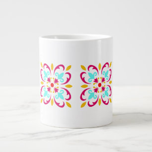 Grande Tasse Boue de spécialité ornementale Abstraite