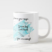 Grande Tasse Boue de spécialités Bleu de la positivité (Droite)