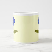 Grande Tasse Boug bleu océanique (Devant)
