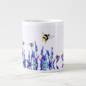Grande Tasse Boug de café de café d'abeilles volantes printemps (Devant)