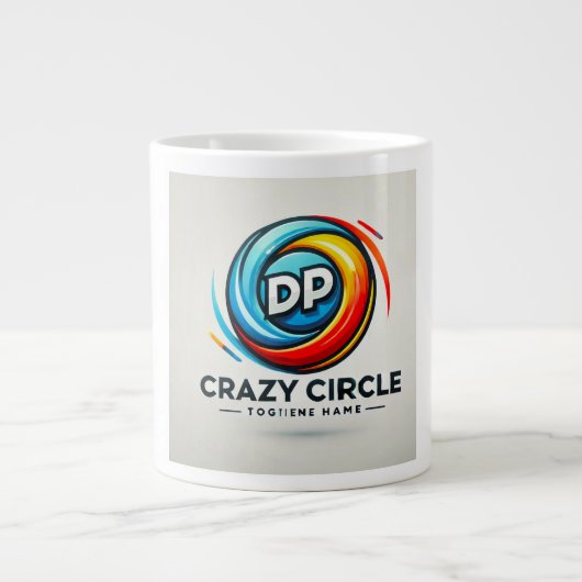 Grande Tasse Boug de spécialité avec DP Crazy Circle Logo (Devant)