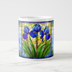 Grande Tasse Boug de spécialité en laiton bleu Iris