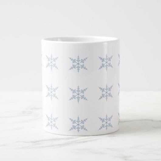 Grande Tasse Boug de spécialité Snowflake (Devant)