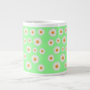 Grande Tasse Boug floral de marguerite - Café Motif aux fleurs